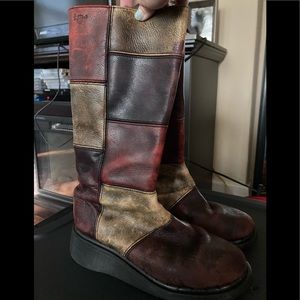 dr martens patchwork boots